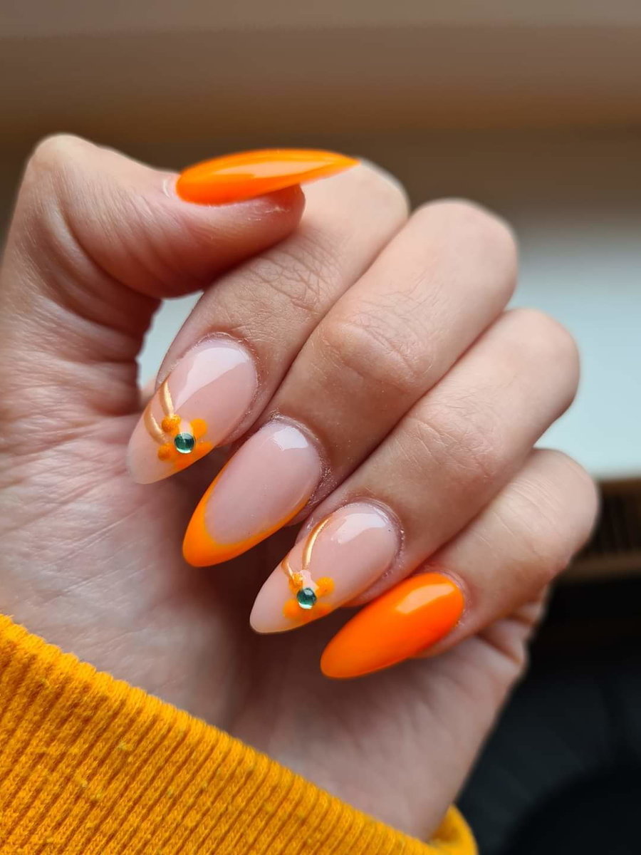 sommerliches Nageldesign